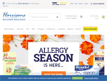 Tablet Screenshot of harrisonsdirect.co.uk